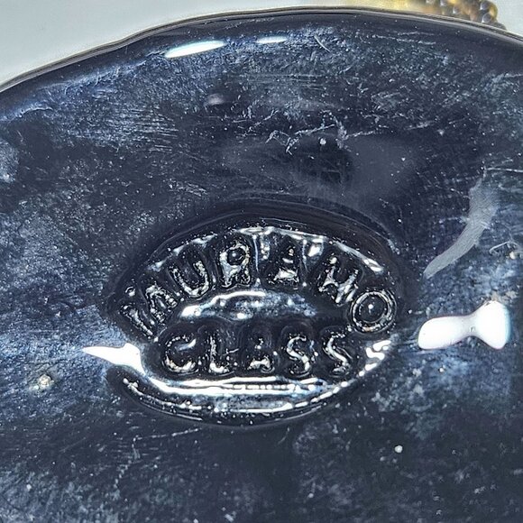 Vintage Murano Glass Necklace Gold Black Seed Beaded Chain Fashion Jewelry - Picture 5 of 8